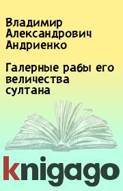 Книга - Галерные рабы его величества султана.  Владимир Александрович Андриенко  - прочитать полностью в библиотеке КнигаГо