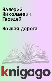 Книга - Ночная дорога.  Валерий Николаевич Гвоздей  - прочитать полностью в библиотеке КнигаГо