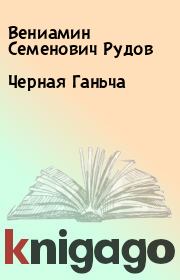 Книга - Черная Ганьча.  Вениамин Семенович Рудов  - прочитать полностью в библиотеке КнигаГо