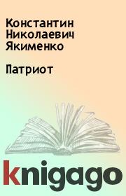Книга - Патриот.  Константин Николаевич Якименко  - прочитать полностью в библиотеке КнигаГо