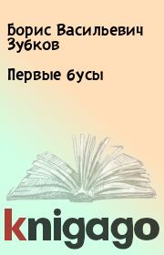 Книга - Первые бусы.  Борис Васильевич Зубков  - прочитать полностью в библиотеке КнигаГо