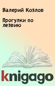 Книга - Прогулки по лезвию.  Валерий Козлов  - прочитать полностью в библиотеке КнигаГо