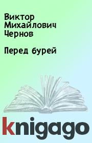 Книга - Перед бурей.  Виктор Михайлович Чернов  - прочитать полностью в библиотеке КнигаГо