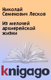 Книга - Из мелочей архиерейской жизни.  Николай Семенович Лесков  - прочитать полностью в библиотеке КнигаГо