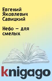 Книга - Небо — для смелых.  Евгений Яковлевич Савицкий  - прочитать полностью в библиотеке КнигаГо