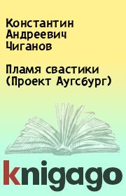 Книга - Пламя свастики (Проект Аугсбург).  Константин Андреевич Чиганов  - прочитать полностью в библиотеке КнигаГо