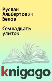 Книга - Семнадцать улиток.  Руслан Альбертович Белов  - прочитать полностью в библиотеке КнигаГо
