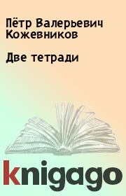 Книга - Две тетради.  Пётр Валерьевич Кожевников  - прочитать полностью в библиотеке КнигаГо
