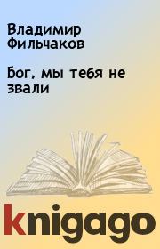 Книга - Бог, мы тебя не звали.  Владимир Фильчаков  - прочитать полностью в библиотеке КнигаГо