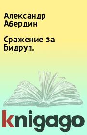 Книга - Сражение за Бидруп..  Александр Абердин  - прочитать полностью в библиотеке КнигаГо