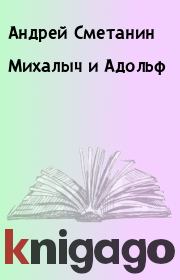 Книга - Михалыч и Адольф.  Андрей Сметанин  - прочитать полностью в библиотеке КнигаГо