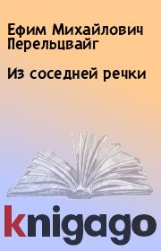 Книга - Из соседней речки.  Ефим Михайлович Перельцвайг  - прочитать полностью в библиотеке КнигаГо