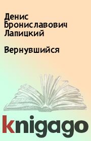 Книга - Вернувшийся.  Денис Брониславович Лапицкий  - прочитать полностью в библиотеке КнигаГо