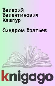 Книга - Синдром Братьев.  Валерий Валентинович Кашпур  - прочитать полностью в библиотеке КнигаГо