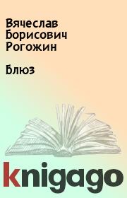 Книга - Блюз.  Вячеслав Борисович Рогожин  - прочитать полностью в библиотеке КнигаГо