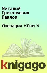 Книга - Операция «Снег».  Виталий Григорьевич Павлов  - прочитать полностью в библиотеке КнигаГо