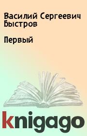 Книга - Первый.  Василий Сергеевич Быстров  - прочитать полностью в библиотеке КнигаГо
