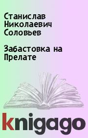 Книга - Забастовка на Прелате.  Станислав Николаевич Соловьев  - прочитать полностью в библиотеке КнигаГо