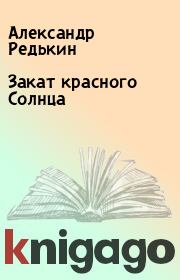 Книга - Закат красного Солнца.  Александр Редькин  - прочитать полностью в библиотеке КнигаГо