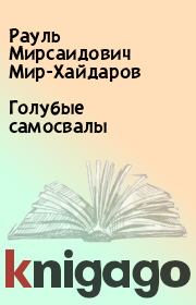 Книга - Голубые самосвалы.  Рауль Мирсаидович Мир-Хайдаров  - прочитать полностью в библиотеке КнигаГо