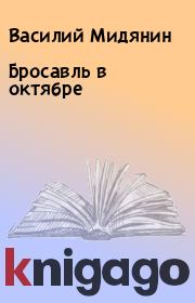 Книга - Бросавль в октябре.  Василий Мидянин  - прочитать полностью в библиотеке КнигаГо