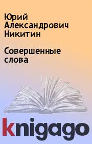 Книга - Совершенные слова.  Юрий Александрович Никитин  - прочитать полностью в библиотеке КнигаГо
