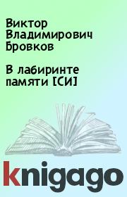 Книга - В лабиринте памяти [СИ].  Виктор Владимирович Бровков  - прочитать полностью в библиотеке КнигаГо