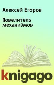 Книга - Повелитель механизмов.  Алексей Егоров  - прочитать полностью в библиотеке КнигаГо