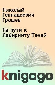 Книга - На пути к Лабиринту Теней.  Николай Геннадьевич Грошев  - прочитать полностью в библиотеке КнигаГо