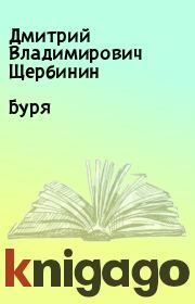 Книга - Буря.  Дмитрий Владимирович Щербинин  - прочитать полностью в библиотеке КнигаГо