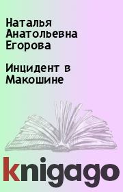 Книга - Инцидент в Макошине.  Наталья Анатольевна Егорова  - прочитать полностью в библиотеке КнигаГо