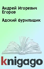 Книга - Адский бурильщик.  Андрей Игоревич Егоров  - прочитать полностью в библиотеке КнигаГо