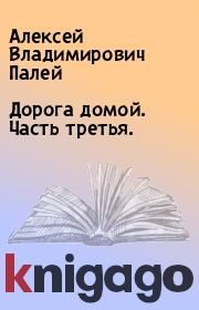 Книга - Дорога домой. Часть третья..  Алексей Владимирович Палей  - прочитать полностью в библиотеке КнигаГо