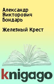 Книга - Железный Крест.  Александр Викторович Бондарь  - прочитать полностью в библиотеке КнигаГо