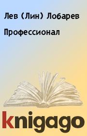 Книга - Профессионал.  Лев (Лин) Лобарев  - прочитать полностью в библиотеке КнигаГо