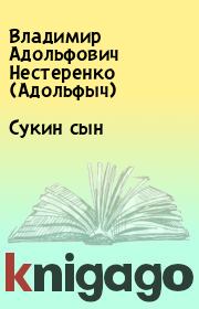 Книга - Сукин сын.  Владимир Адольфович Нестеренко (Адольфыч)  - прочитать полностью в библиотеке КнигаГо