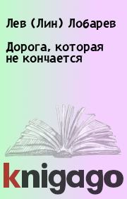 Книга - Дорога, которая не кончается.  Лев (Лин) Лобарев  - прочитать полностью в библиотеке КнигаГо