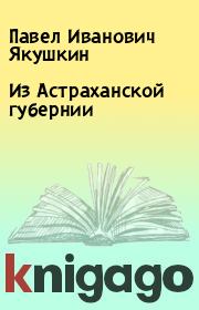 Книга - Из Астраханской губернии.  Павел Иванович Якушкин  - прочитать полностью в библиотеке КнигаГо