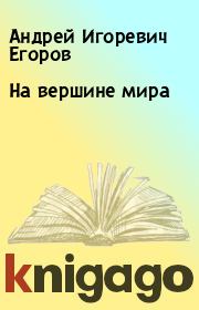 Книга - На вершине мира.  Андрей Игоревич Егоров  - прочитать полностью в библиотеке КнигаГо