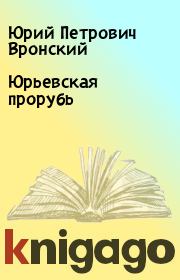 Книга - Юрьевская прорубь.  Юрий Петрович Вронский  - прочитать полностью в библиотеке КнигаГо
