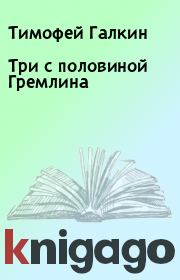 Книга - Три с половиной Гремлина.  Тимофей Галкин  - прочитать полностью в библиотеке КнигаГо