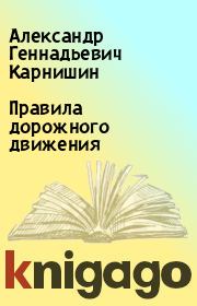 Книга - Правила дорожного движения.  Александр Геннадьевич Карнишин  - прочитать полностью в библиотеке КнигаГо