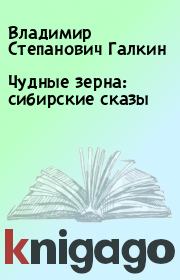 Книга - Чудные зерна: сибирские сказы.  Владимир Степанович Галкин  - прочитать полностью в библиотеке КнигаГо