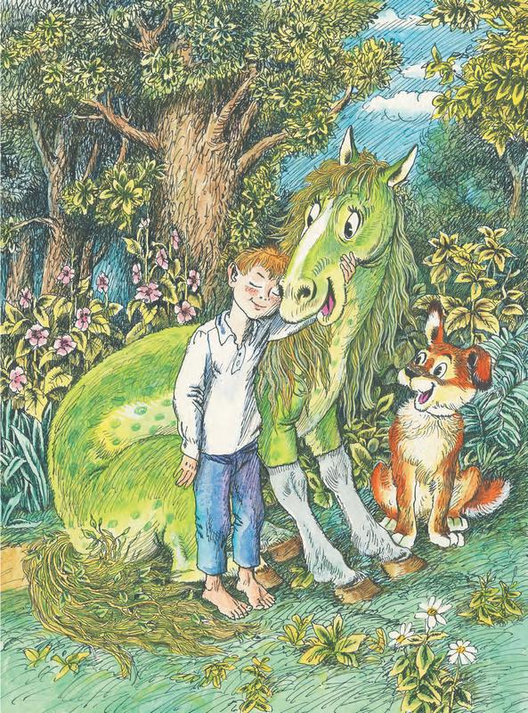 Книгаго: Сказка про Зелёную Лошадь / сборник. Иллюстрация № 2