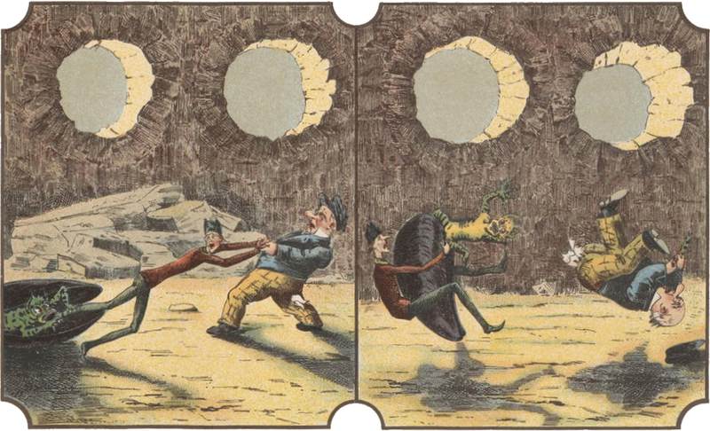 Книгаго: Путешествие на Луну в канун 1900 года. Иллюстрация № 21