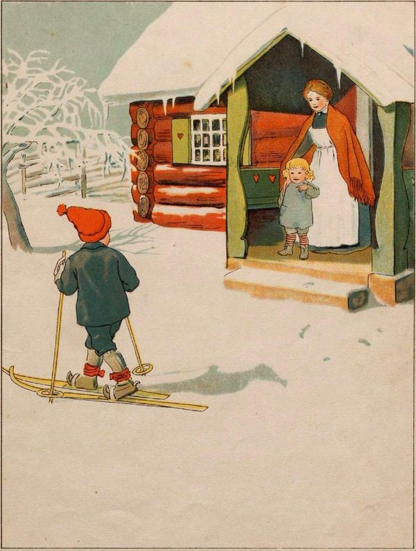 Книгаго: Тося на лыжах (Совр. орф.). Иллюстрация № 2