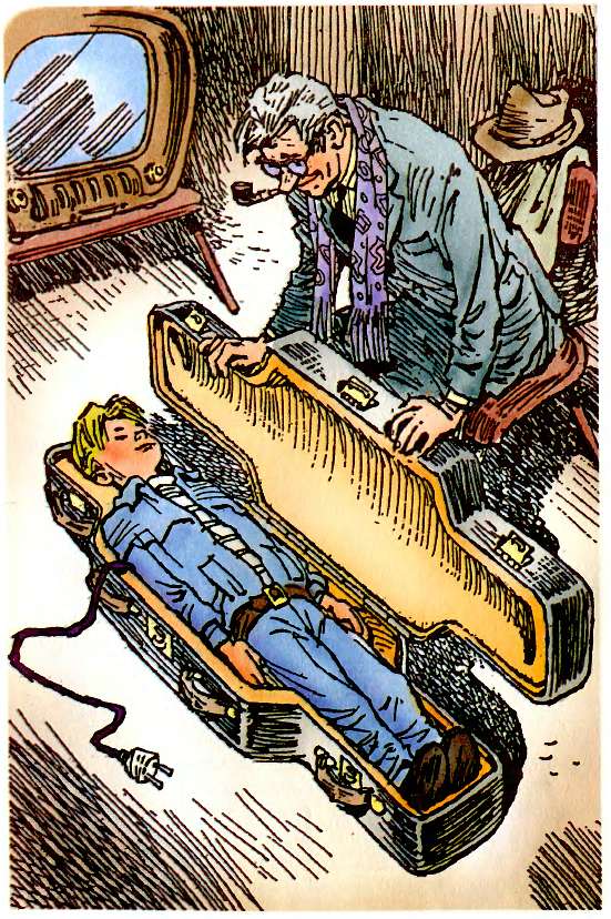 Книгаго: Электроник — мальчик из чемодана (с цветными иллюстрациями). Иллюстрация № 4