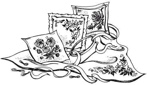 Книгаго: Вышитые покрывала, накидки, подушки. Иллюстрация № 2