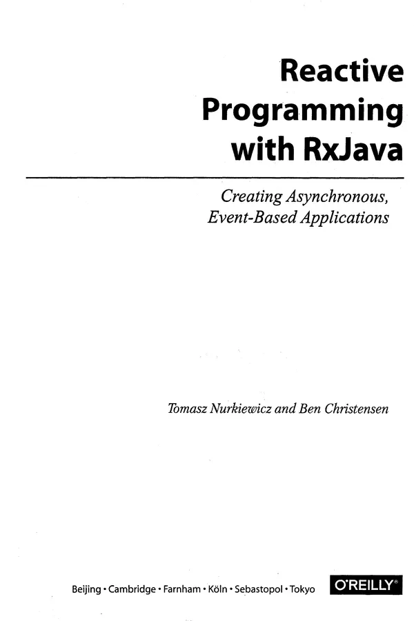 Книгаго: Реактивное программирование с применением RxJava. Иллюстрация № 2
