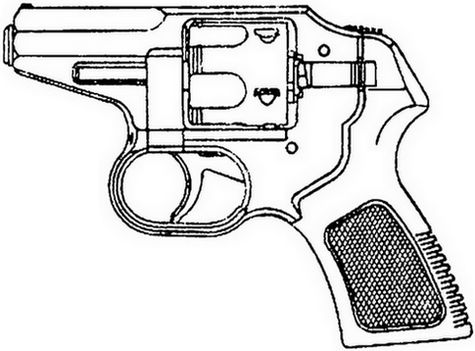 Книгаго: 9-мм служебный револьвер Р-92С. Техническое описание и инструкция по эксплуатации. Иллюстрация № 1